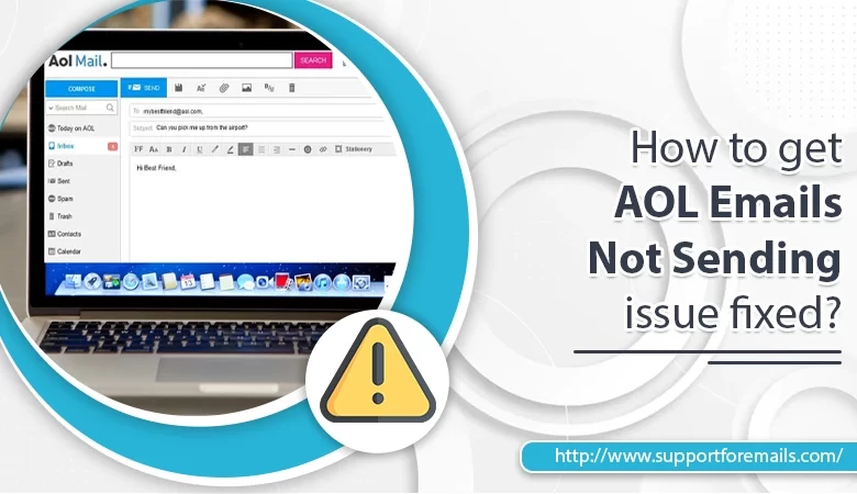 aol emails not sending